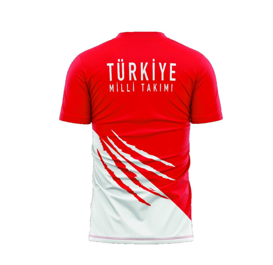Raptor Tişört Milli Takım - Kırmızı